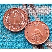 Зимбабве 1 цент 1997 года. UNC.