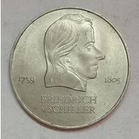Германия (ГДР) 20 марок 1972 г. Фридрих Шиллер