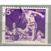 Спорт. 1 марка, 1983г.,гаш. Польша.