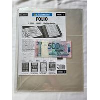 ТОРГ! Листы для банкнот на 3 ячейки Leuchtturm C3 Folio! Целая пачка 5 штук! Германия, Лёйхтурм, Leuchtturm! ВОЗМОЖЕН ОБМЕН!