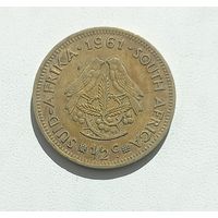 1/2 цента 1961 (ЮАР)