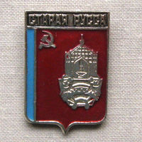 Значок герб города Старая Русса 2-48
