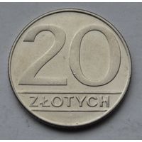 Польша, 20 злотых 1989 г.