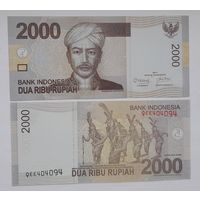 Индонезии 2000 рупий 2011 года UNC