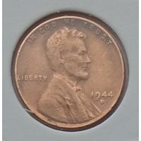 США 1 цент 1944 г. D. В холдере