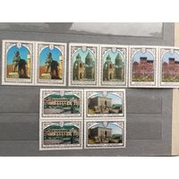 СССР 1978 год. Памятники архитектуры Армении (серия из 5 марок, сцепки по 2 марки)