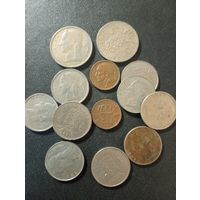 Монеты Бельгия 50-60х. годов.