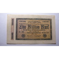 Германия Ro93 . 1 миллион марок 1923 г.  Имперская банкнота