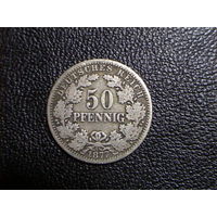 50 пфенниг 1877 G.RAR