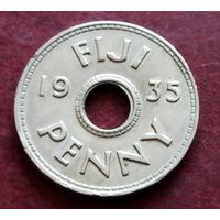 Фиджи 1 пенни, 1934-1936
