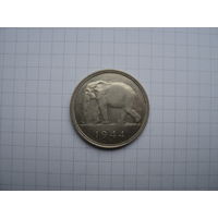 Конго (Бельгийское) 50 франков 1944 (II), серебро