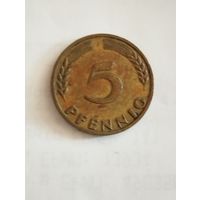 5 пфеннигов 1950 J. Германия