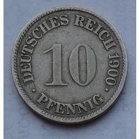 Германия 10 пфеннигов 1900 г. G