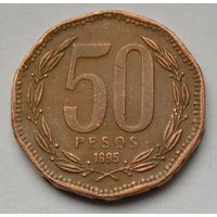 Чили 50 песо, 1995 г.