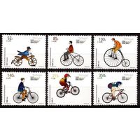 2000 Португалия 2432-2437 История велосипеда, разные велосипедисты 12,00 евро