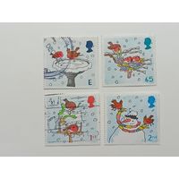 Великобритания 2001. Рождественские марки