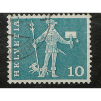 Швейцария 1960 стандарт Посланник Швиц марка