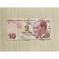Турция, 10 лир образца 2009. Серия B
