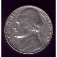 5 центов 1980 год Р США