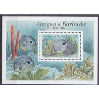 1990 Антигуа и Барбуда 1366/B179 Морская фауна 6,50 евро