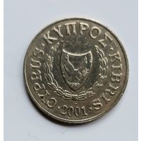 Кипр. 20 центов 2001 г.