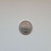 Литва 1 цент 1991 года