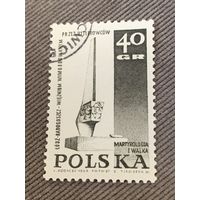 Польша 1967. Памятник жертвам второй мировой войны