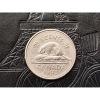 Канада. 5 центов 1993.