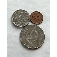 Шри-ланка 3 монеты
