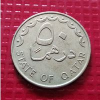 Катар 50 дирхамов 1973 г. #30819