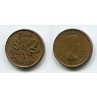 Канада. 1 цент (1961)