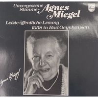 Agnes Miegel – Unvergessene Stimme - Agnes Miegel