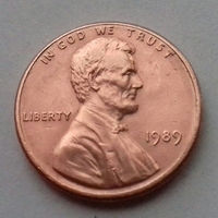 1 цент США 1989, 1989 D