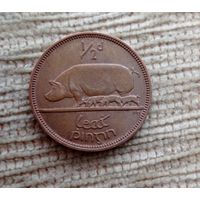 Werty71 Ирландия 1/2 пенни 1965 Свинья с поросятами арфа