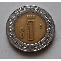 1 песо 1996 г. Мексика