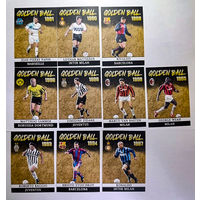 Футбольные карточки. Обладатели "Золотого мяча" 1990-1999.