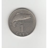 1 лат Латвия 1992 Лот 7250