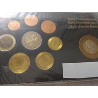 Евро Премиум сет Мальты 2008 года- 1,2,5,10,20,50 центов 1,2 евро + Жетон 2004 года