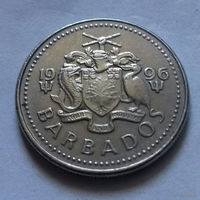 25 центов, Барбадос 1996 г.