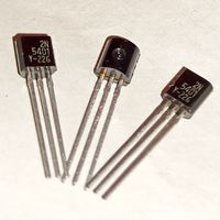 2N5401 ((цена за 20 шт)) Транзистор PNP 150В 0.6А 0.6Вт [TO-92]
