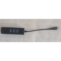 Адаптер USB: сетевая карта 1GB и 3 порта USB3.0