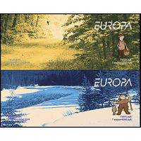 Туризм и отдых. EUROPA Беларусь 2004 год (567-568) серия из 2-х марок в 2-х буклетах