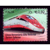 1 марка 2010 год Италия Поезд 3405