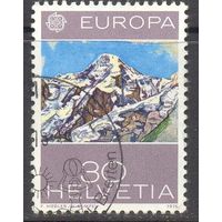 Швейцария Европа-Септ 1975 год горы