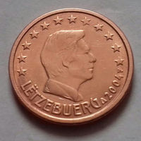 2 евроцента, Люксембург 2004 г., AU