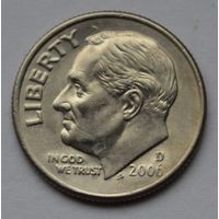 США, 10 центов (1 дайм), 2006 г. D