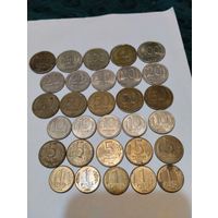 Монеты России 30 1992-93 30 штук