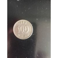 Южная Корея 100 вон 1989, 1990 года