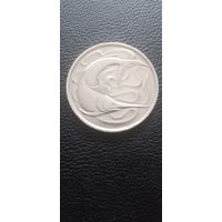 Сингапур 20 центов 1972 г.
