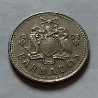 25 центов, Барбадос 1973 г.
